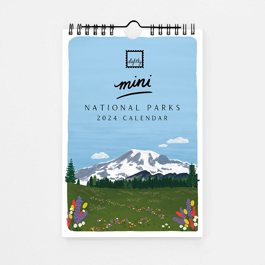 2024 National Parks Mini Calendar Slightly Stationery