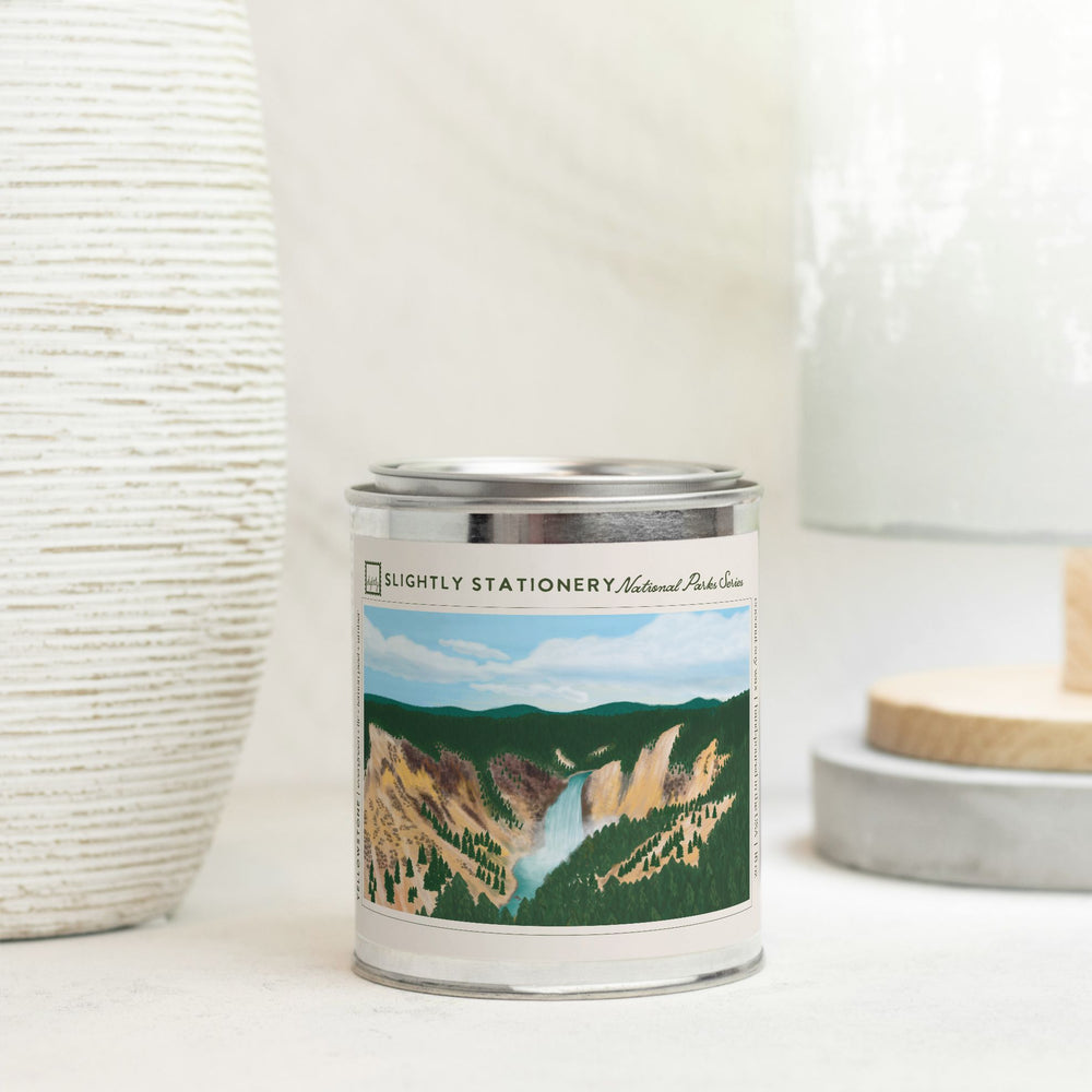Yellowstone National Park 16 oz. Paint Can Candle