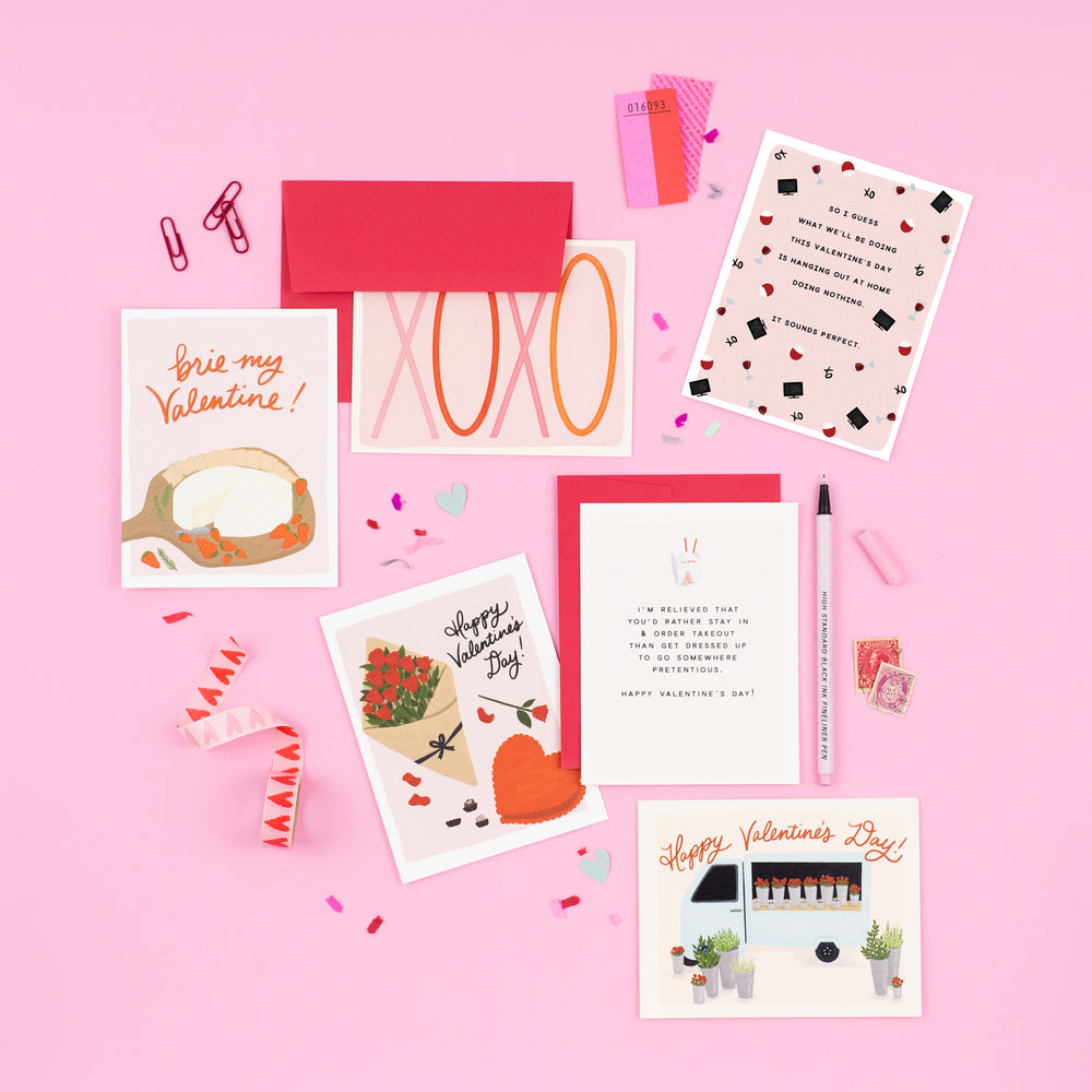A diverse collection of beautifully illustrated love and Valentines cards, ranging from playful to heartwarming, perfect for expressing love and catering to various emotions