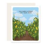 Corny Like Your Jokes | Dad Jokes Father'S Day Card