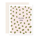 Olive You Card | I Love You Card
