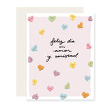 Amor Y Amistad Hearts - Spanish Card | Love & Friendship