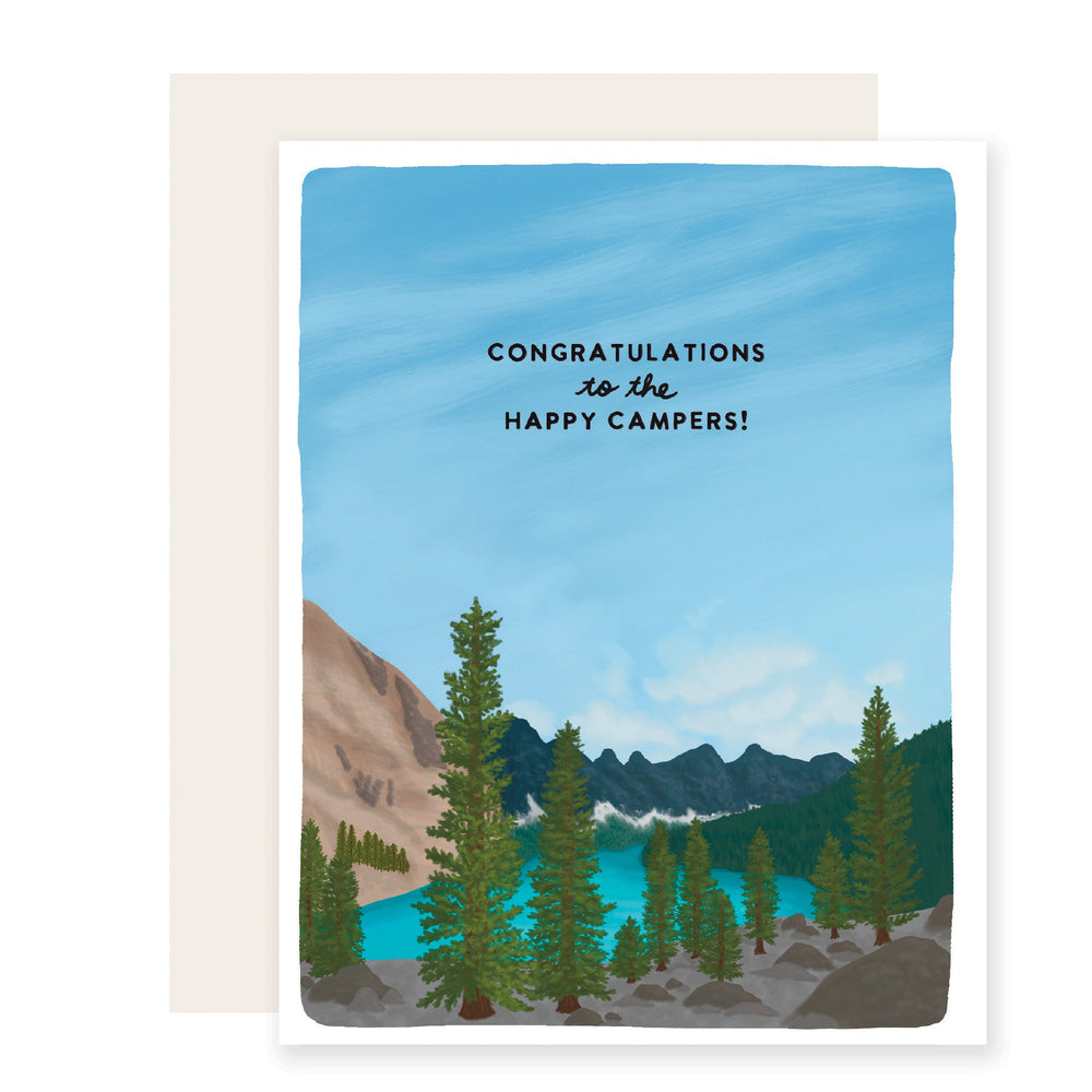 Happy Camper Congrats Card