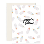 Baby Bottles | Baby Shower Card | New Baby Card