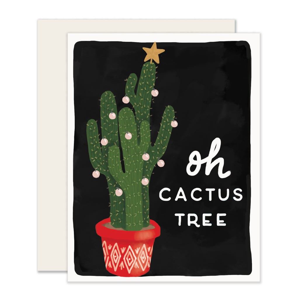 Cactus Tree Card | Christmas Cactus Card