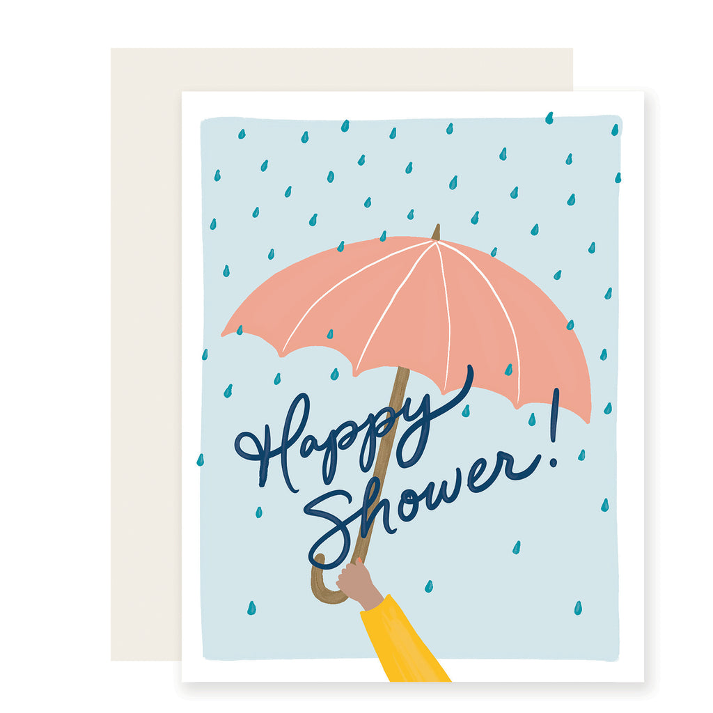 Happy Shower Cute Baby Shower Card – Slightly Stationery