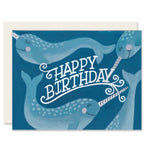 Birthday Narwhals | Birthday Card | Children'S Birthday Card
