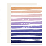 Sympathy Stripes | Bright Sympathy Card