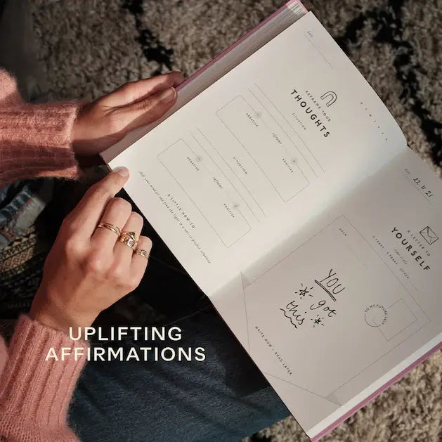 Guided Gratitude Journal, A5 Hardcover - Stay Grounded