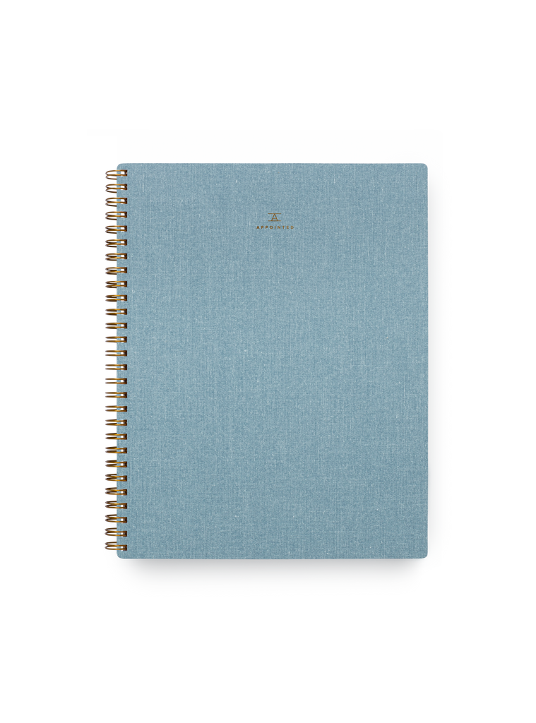 The Notebook - Chambray Blue – Slightly Stationery