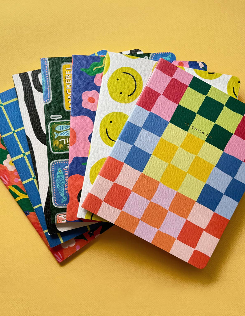 Check Box Notebook Rainbow Check Notebook Duo – Slightly Stationery