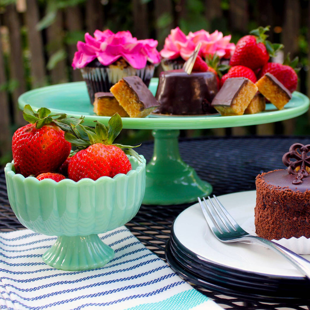 Jadeite Glass Collection Sundae Dish