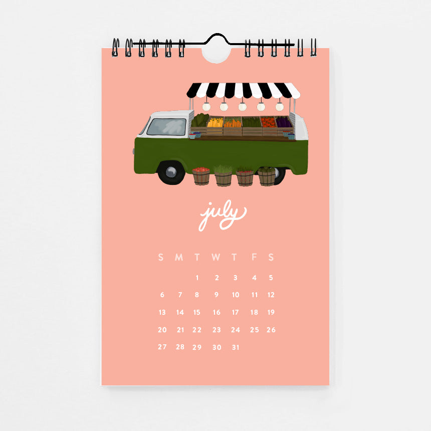 2025 Food Truck Calendar