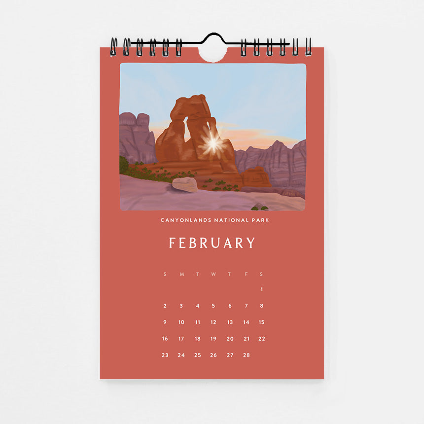 2025 Mini National Parks Calendar