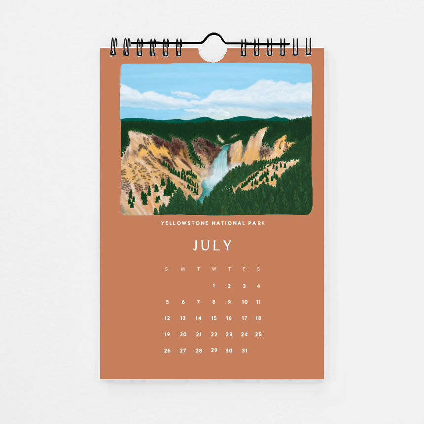 2026 Mini National Parks Calendar