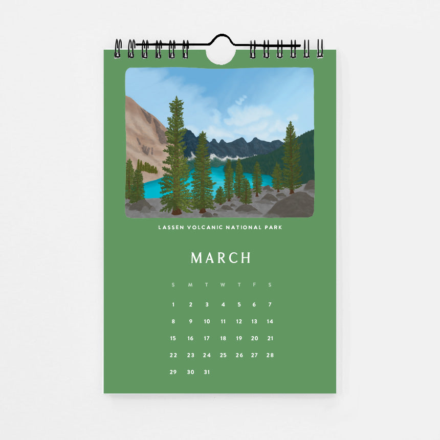 2026 Mini National Parks Calendar