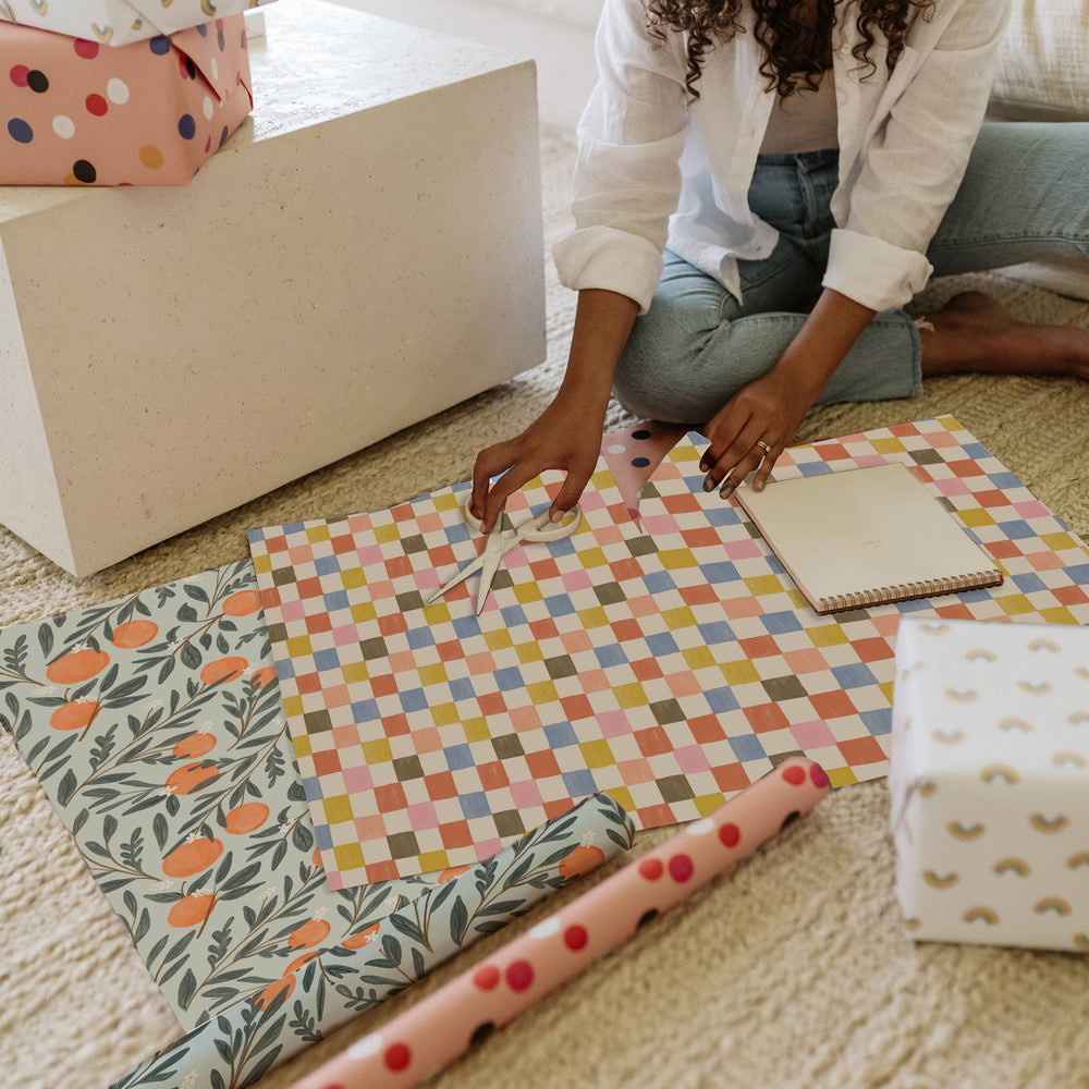 Check Gift Wrap | Roll