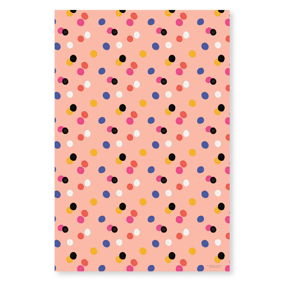 Bright Dot Gift Wrap | Roll