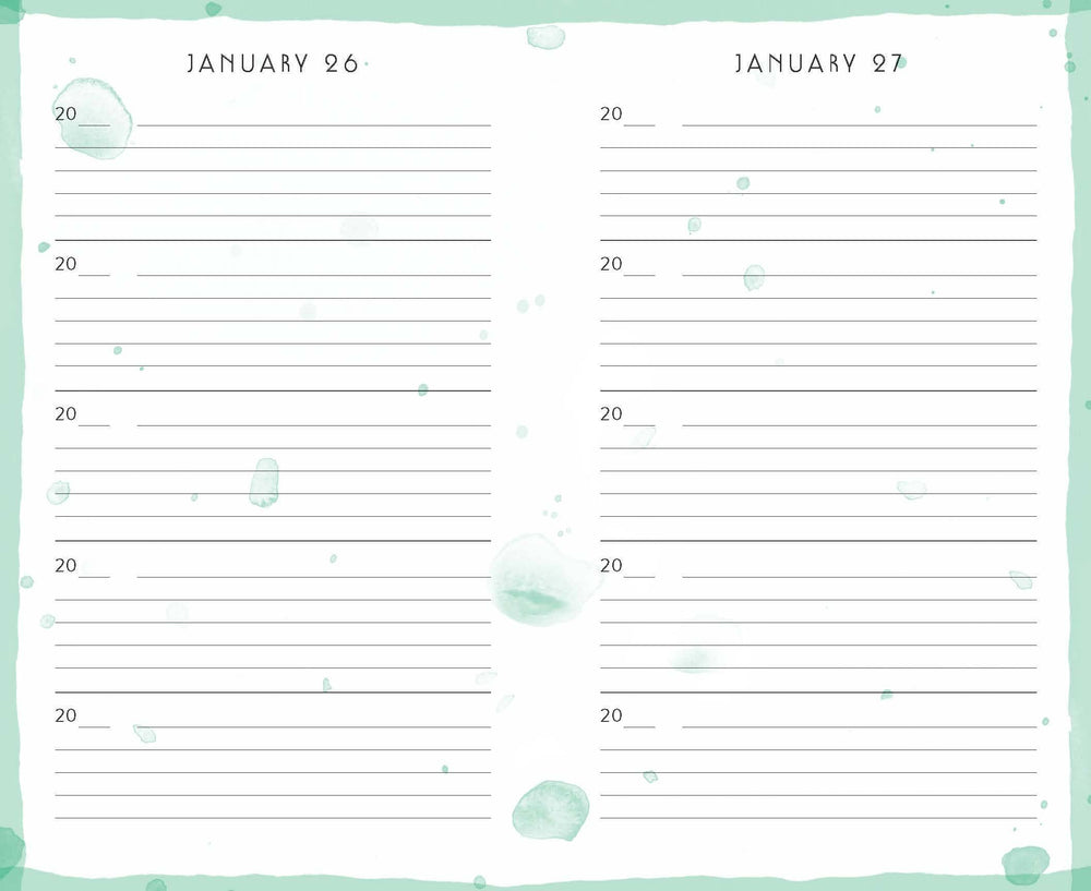 Rainbow One Line a Day