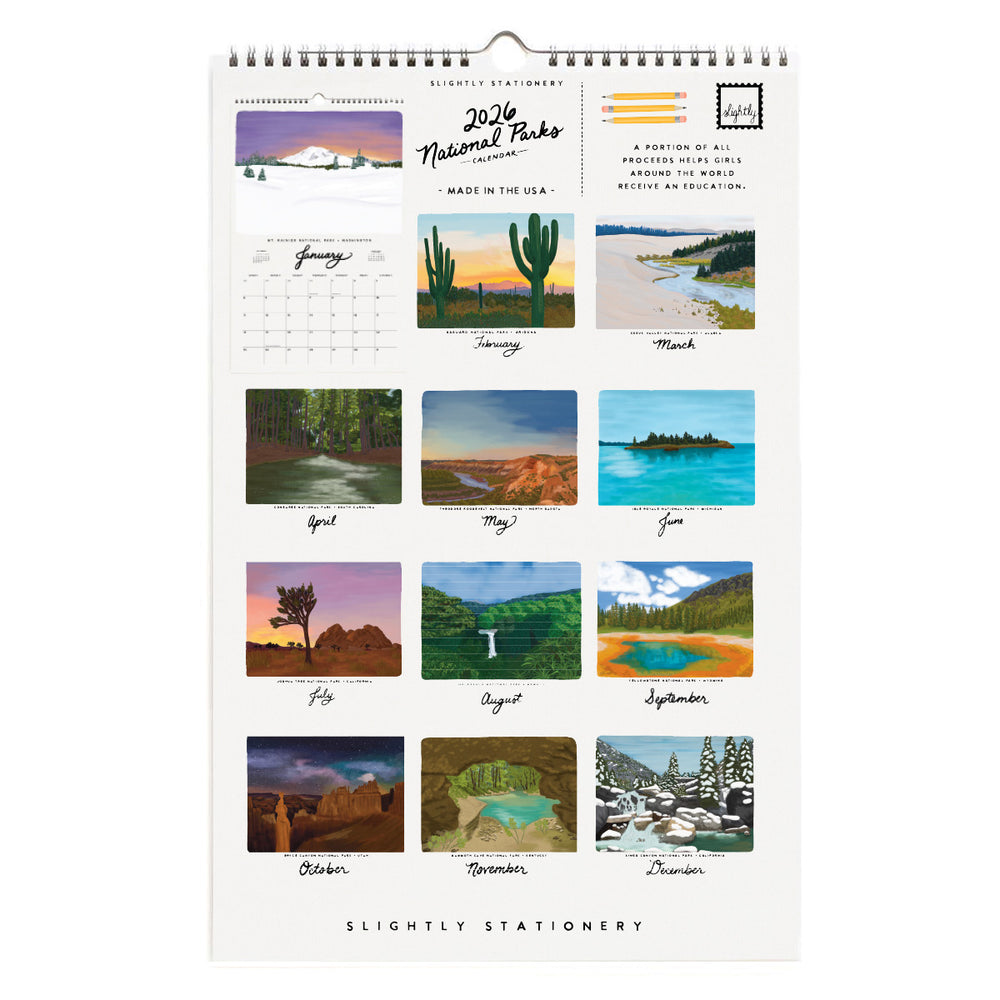 2026 National Parks Calendar