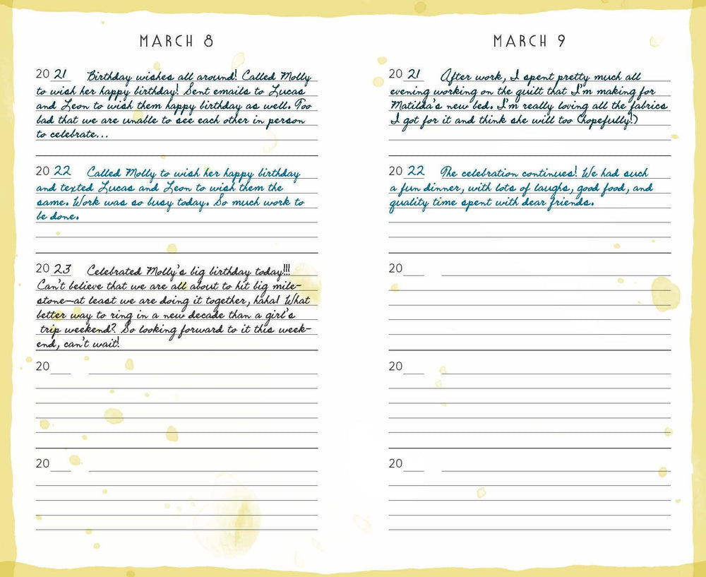 Rainbow One Line a Day