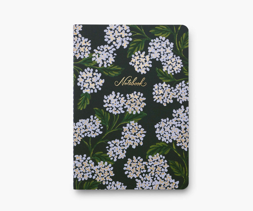 Assorted Set of 3 Hydrangea Notebooks