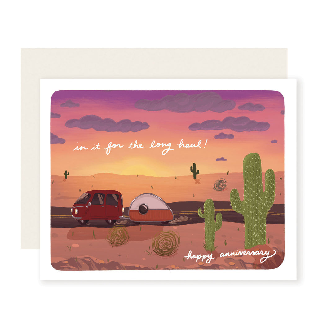 Long Haul | Cute Anniversary Card