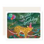 Go Wild Leopard | Cute Birthday Card