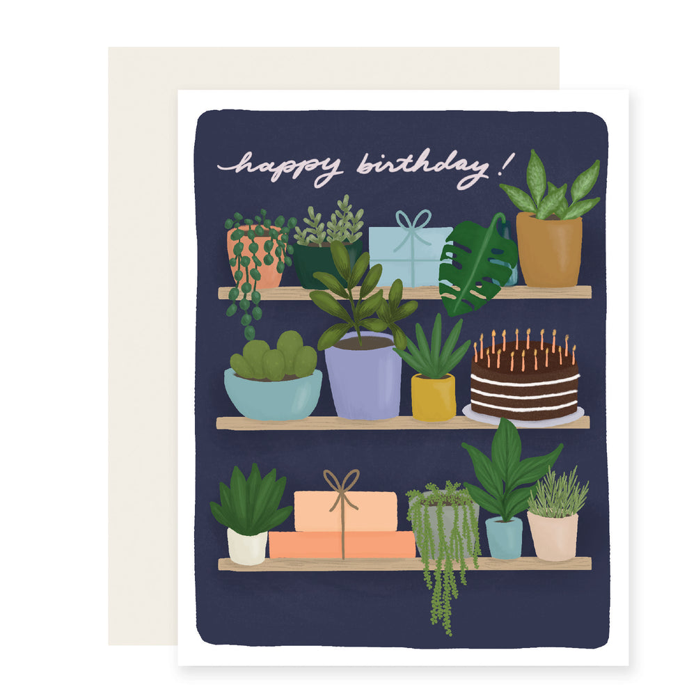 birthday house plants Plant Birthday Card