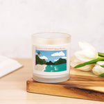 American Samoa National Park Frosted Glass Candle