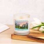 Yosemite National Park Frosted Glass Candle
