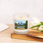 North Cascades National Park Frosted Glass Candle