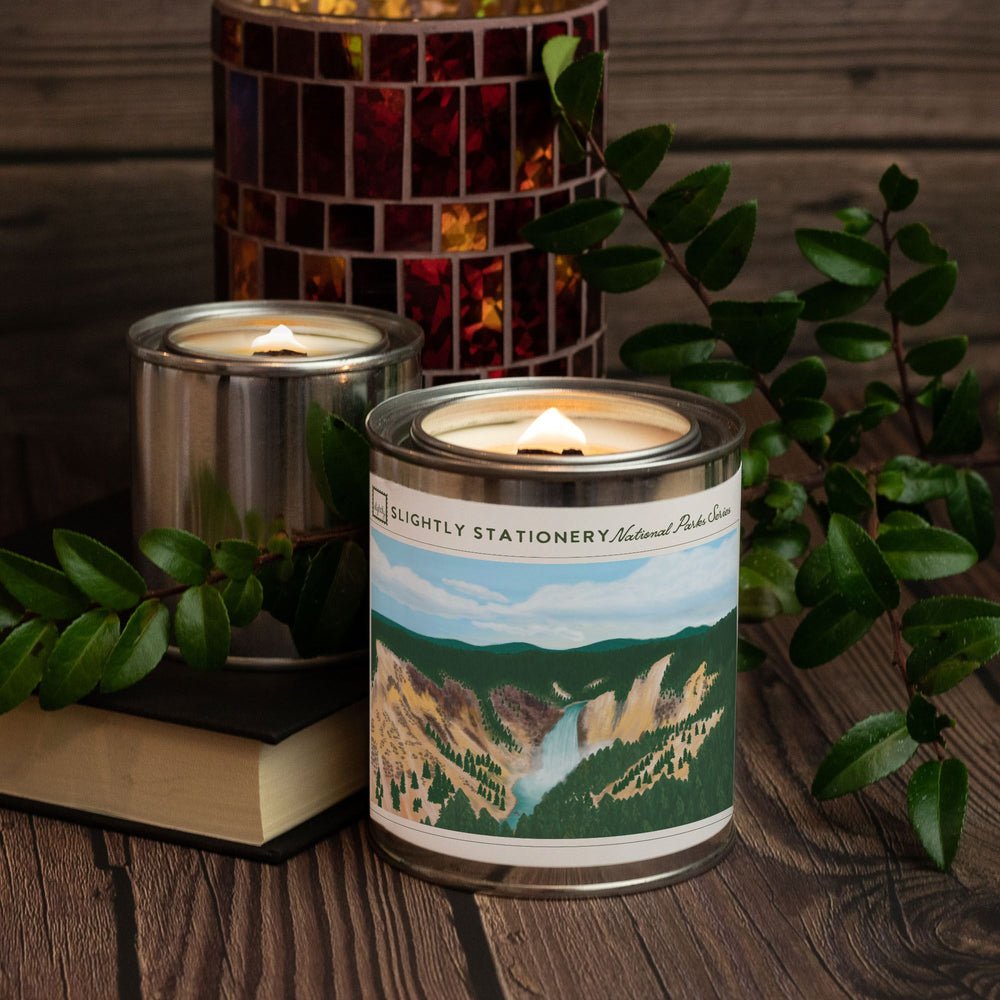 Yellowstone National Park 16 oz. Paint Can Candle