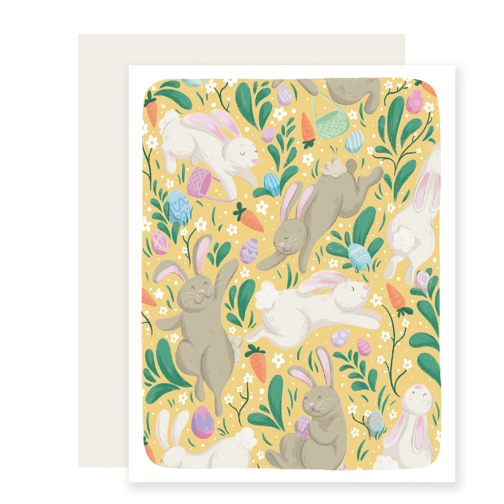 Bunny Pattern Card | Spring & Easter Card