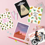 Assortment of beautifully illustrated cards designed for friends and encouragement. This diverse collection gives a range of encouragement styles, such as sweet, sassy, and heartfelt messages, making them suitable for all personalities and occasions.