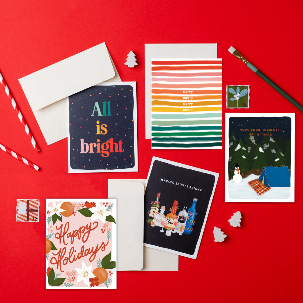 In-Tents Holiday | Outdoorsy Holiday Card