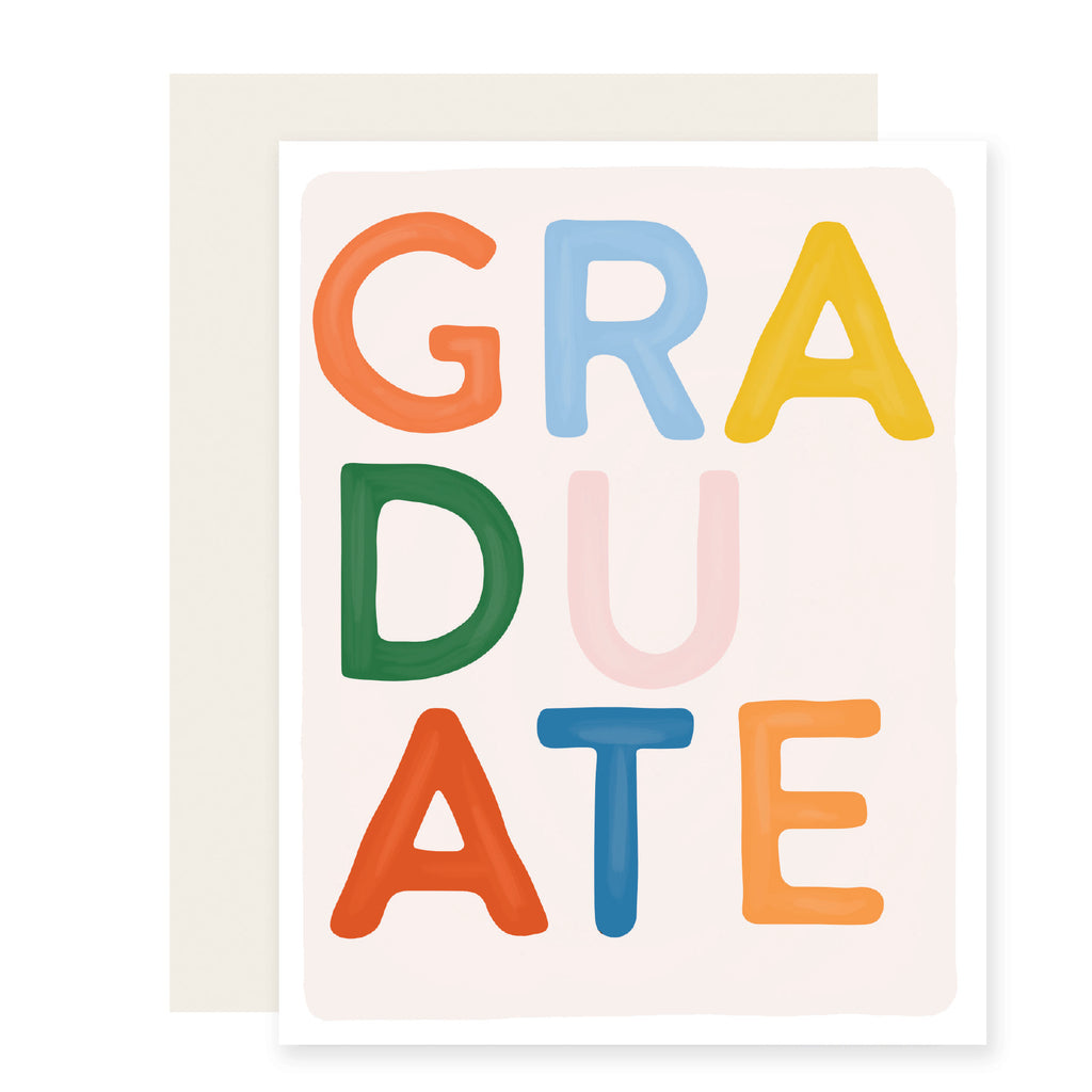 Graduate Block Letters – Slightly Stationery
