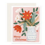 Mod Christmas Floral | Holiday Card