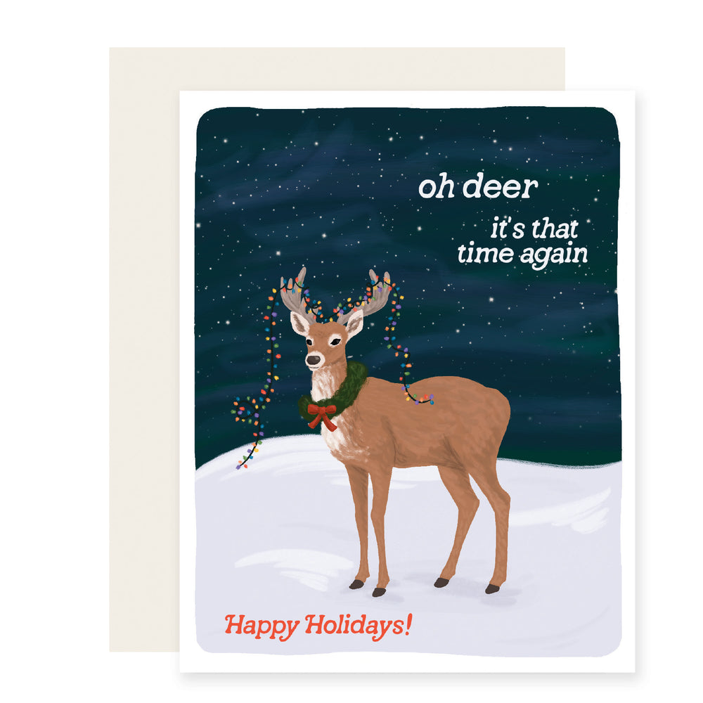 Oh Deer Holidays | Holiday Card
