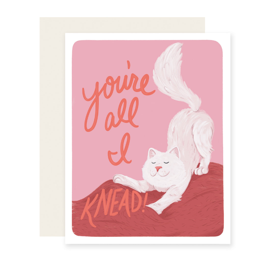 All I Knead | Valentine Cat Card