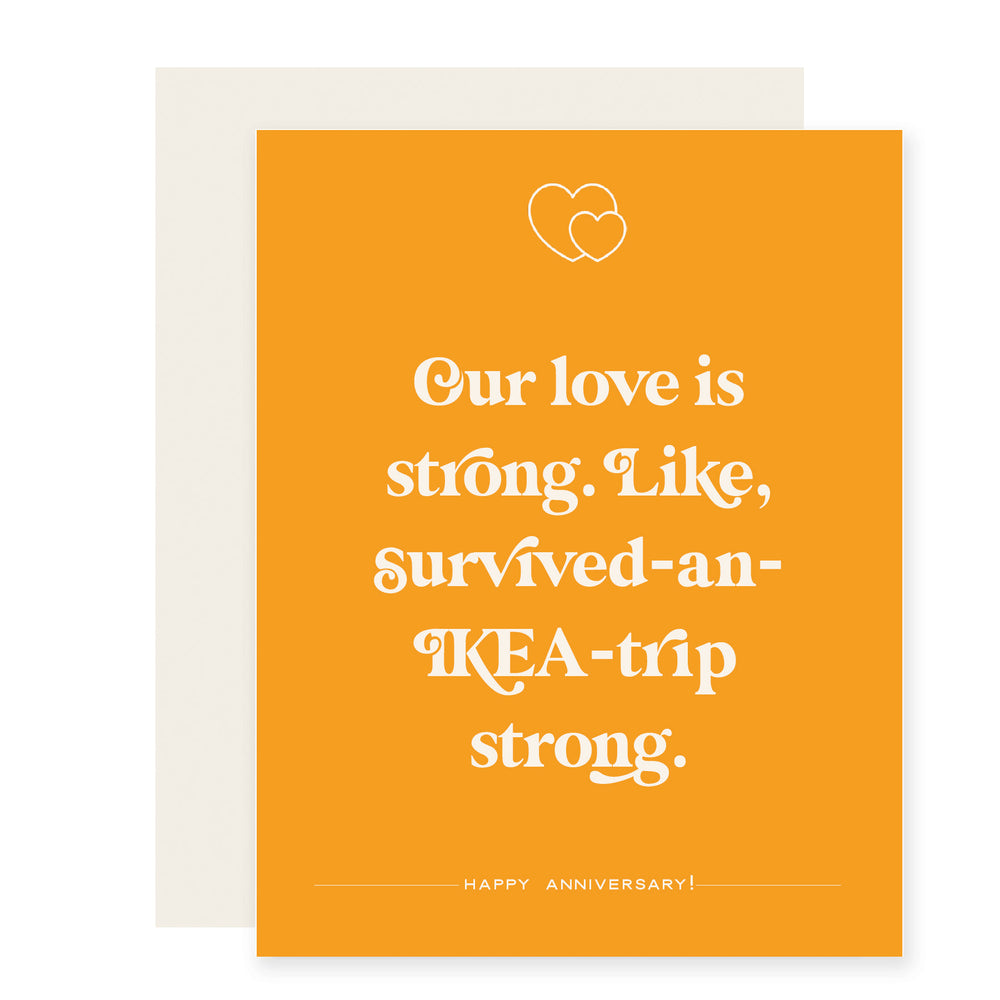 Survived Ikea | Funny Anniversary Card