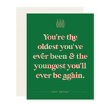 Oldest Youngest | Funny Birthday Card