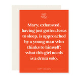 Mary Exhausted | Funny Holiday Christmas Card