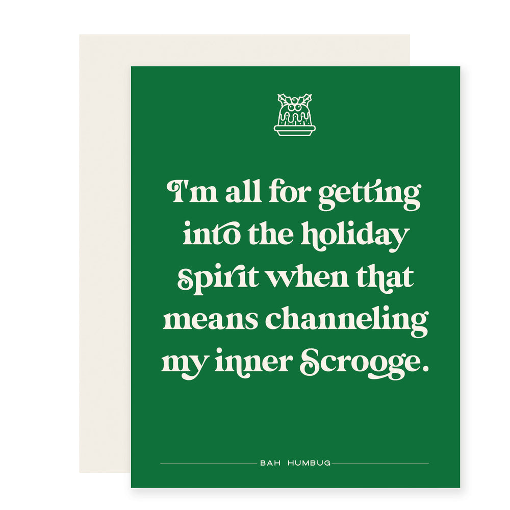 Channeling Scrooge | Funny Holiday Card