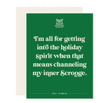 Channeling Scrooge | Funny Holiday Card
