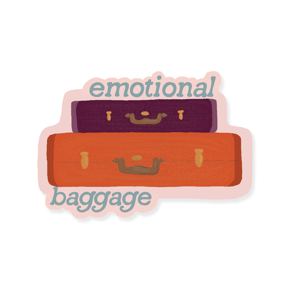 Emotional Baggage Sticker