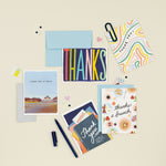 Beautifully illustrated thank you cards ranging from elegant simplicity to bold, colorful designs, scenic landscapes, and cheeky expressions of gratitude. Suitable for diverse tastes and recipients, these cards creatively convey appreciation.