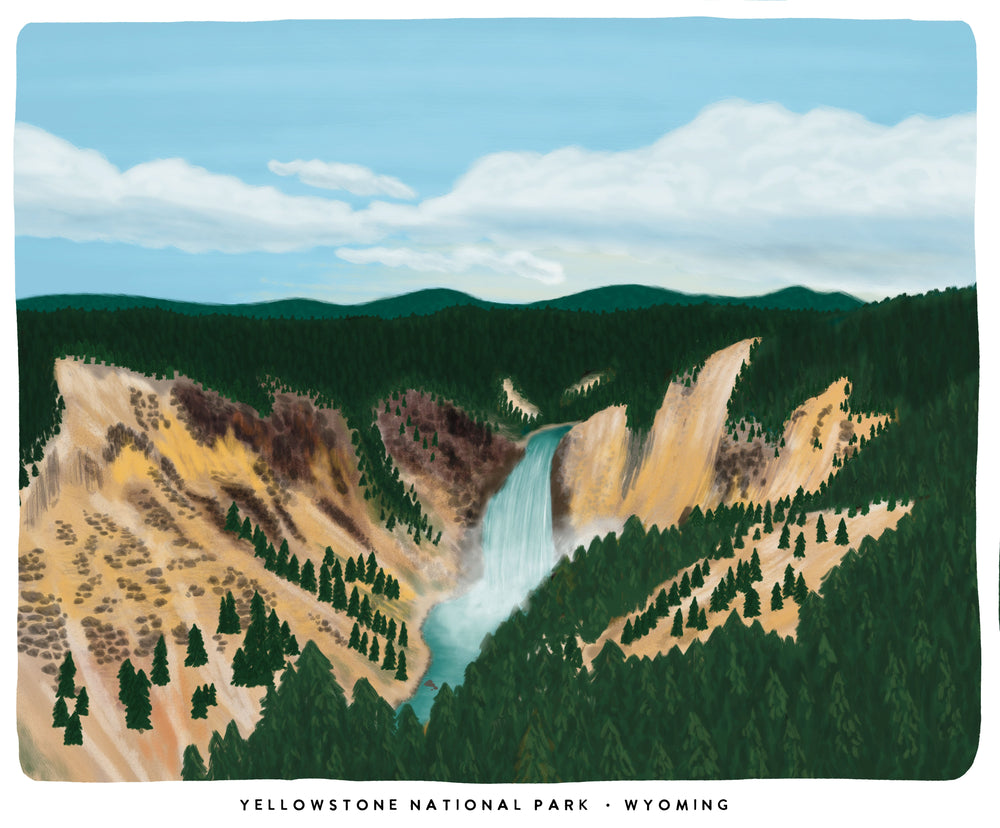 Variety Pack of Illustrated National Park Prints
