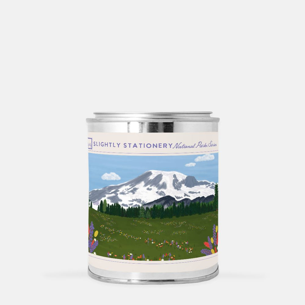 Mt. Rainier National Park 16 oz. Paint Can Candle