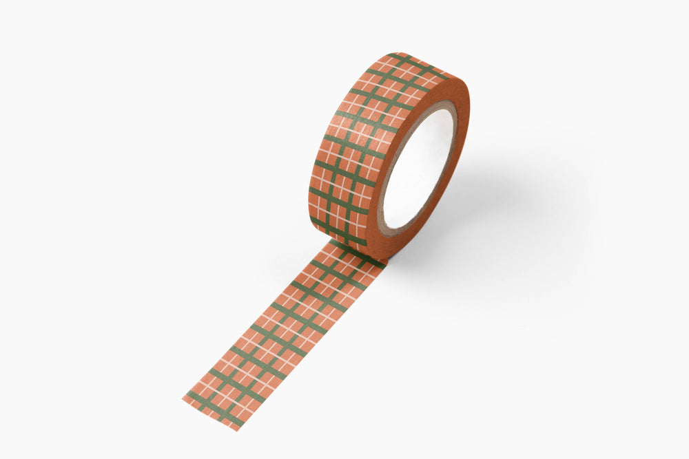 Plaid Washi Tape in Monarch